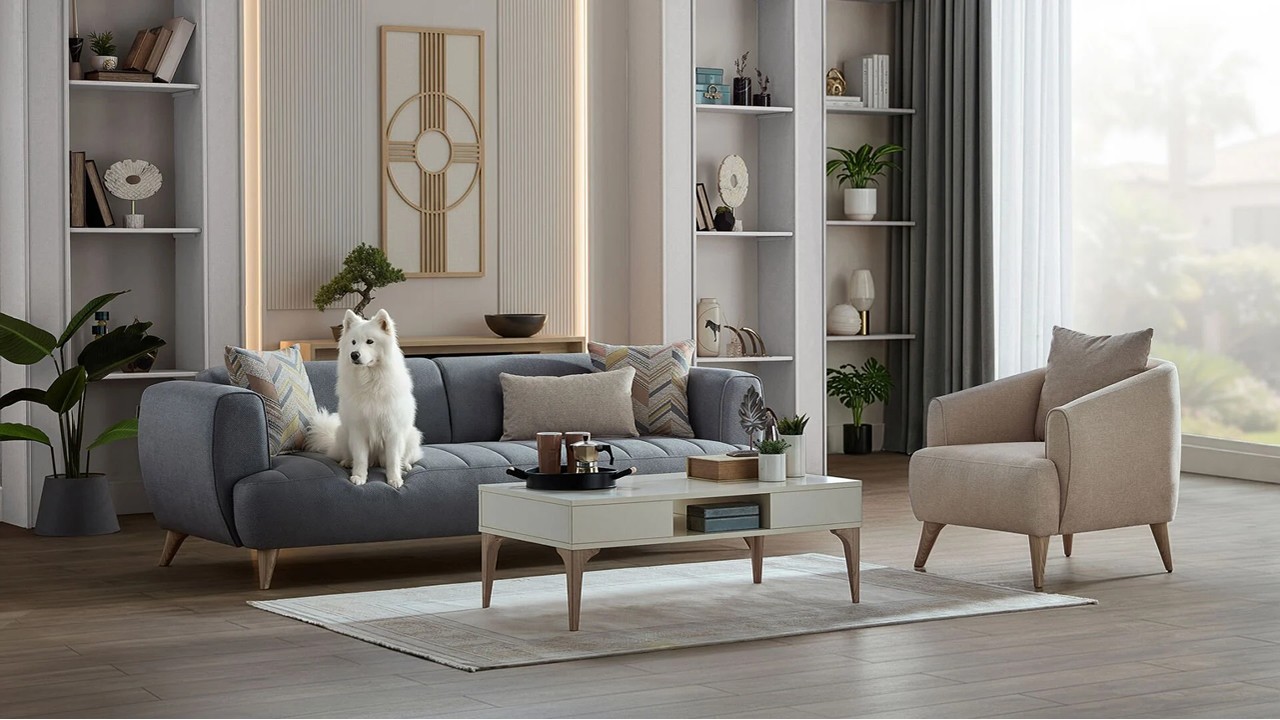 Canapea 3 locuri Extensibila Mona BELLONA Canapele