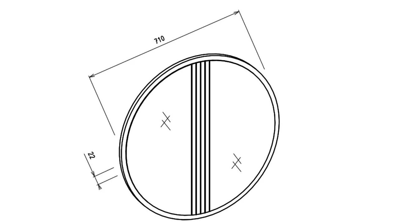 Oglinda Bufet Caldera BELLONA Oglinda Bufet 22CAL2425CCCC