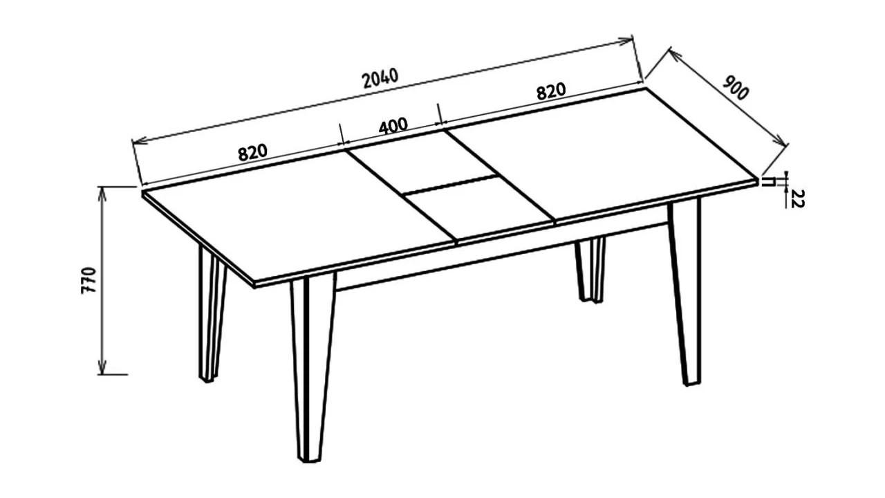 Masa Extensibila Caldera BELLONA Masa 22CAL3155CCCC