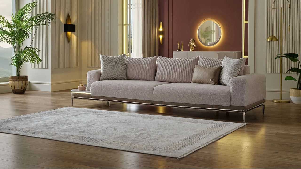 Canapea Extensibila 4 locuri cu Masuta integrata dreapta Estella BELLONA Canapele 20ETE4R00400001