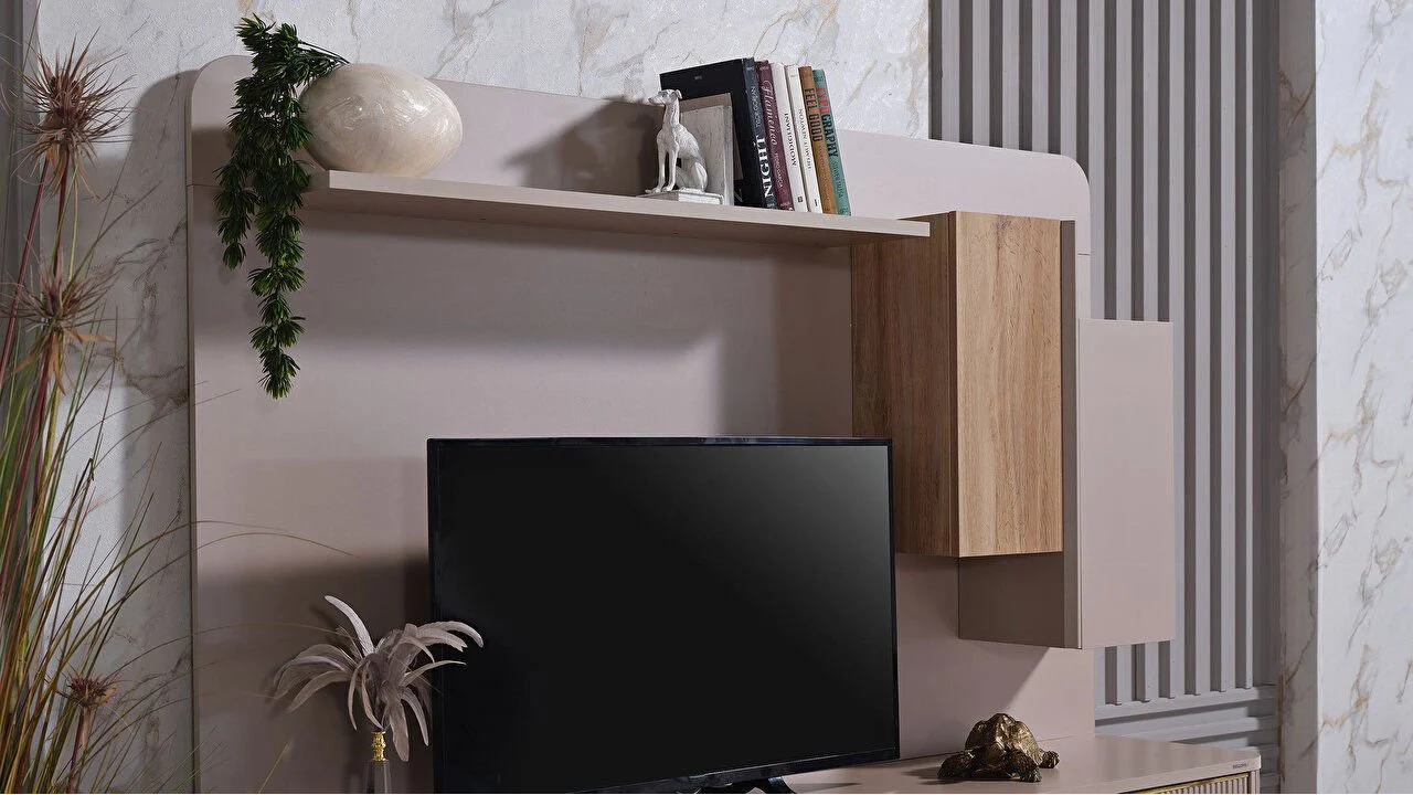Vitrina Compacta TV Sanvito, Livrare rapida BELLONA Living 22SVT3001EFZH+22SVT3003EFEF+22SVT3005EFZH