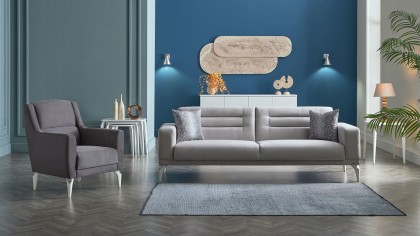 Set Canapea Extensibila Majer 3+3+1+1 BELLONA Living SHO20MJR3D00300001+20MJR1C00200001