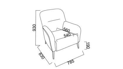 Set Canapea Extensibila Riga 3+3+1+1 BELLONA Living SHO20RGA3D00500001+20RGA3D00500003+20RGA1C00200001