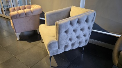 Fotoliu Montego, Gri, Culoare picior Crom, Promo BELLONA Fotolii - Fotolii TV SHOWROOM20MTE1A00200013