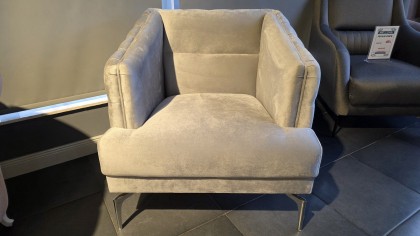 Fotoliu Montego, Gri, Culoare picior Crom, Promo BELLONA Fotolii - Fotolii TV SHOWROOM20MTE1A00200013