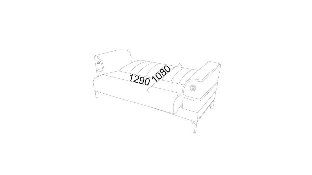 Canapea 2 locuri Extensibila Royal BELLONA Canapele