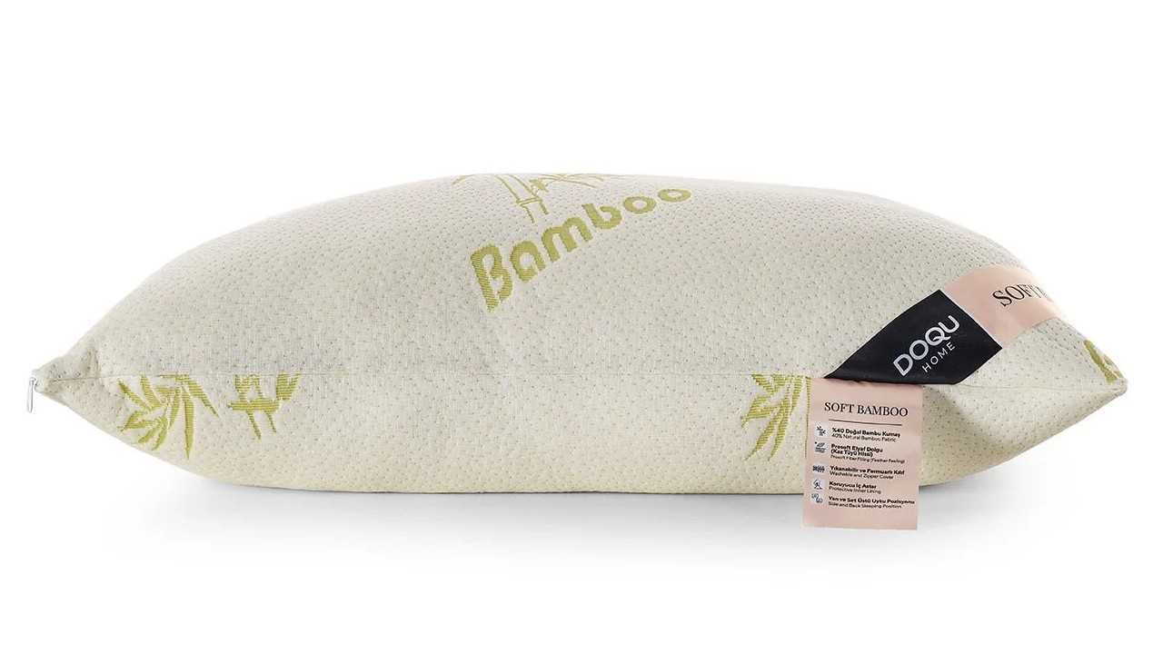 Perna Soft Bamboo 50 x 70 cm - Alb DOQU Perne si Pilote 2Q9YSTSBMB0140000