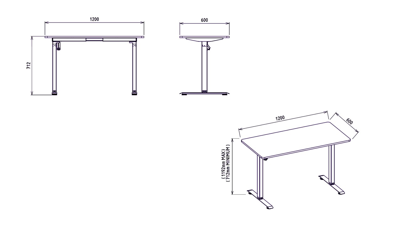 Birou Smart Ergo BELLONA Magazin