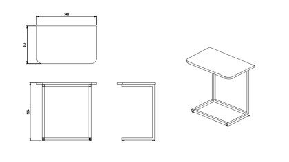Modul masuta coltar Estella BELLONA Magazin 22ETK3307Z3Z3