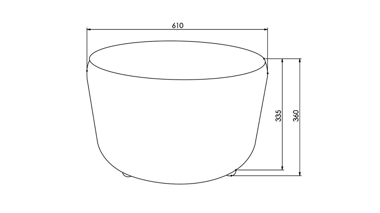 Taburet Valenty BELLONA Tabureti