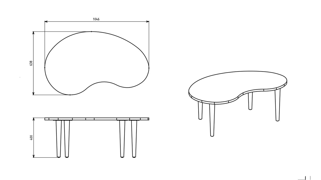 Masuta de cafea Valenty BELLONA Masuta de Cafea 22VLY3302EJEJ