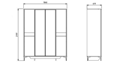 Set standard Dormitor Mona  Set Dormitor