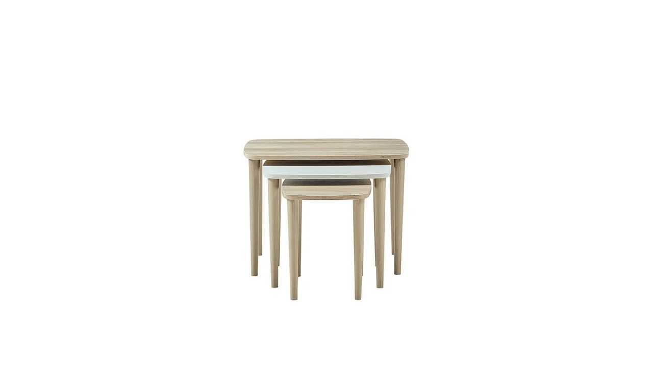 Masute Cafea Zigon Valenty, set 3 bucati BELLONA Masuta Zigon 22VLY3304HJEJ