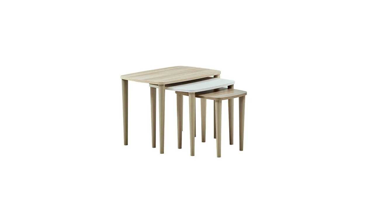 Masute Cafea Zigon Valenty, set 3 bucati BELLONA Masuta Zigon 22VLY3304HJEJ