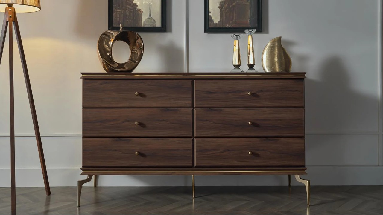 Comoda Cu 6 Sertare Montego BELLONA Comoda cu sertare 22MTU2101LDFW