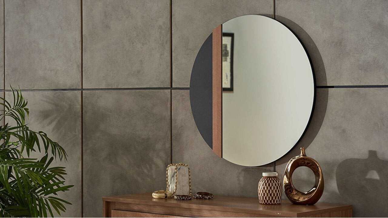 Set Dormitor Monaco, Sifonier 5 usi, Pat 160x200, culoare Nuc Set Dormitor DORMONACO5USI160