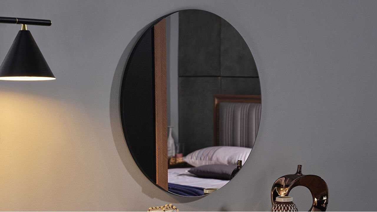 Set Dormitor Monaco, Sifonier 5 usi, Pat 160x200, culoare Nuc Set Dormitor DORMONACO5USI160