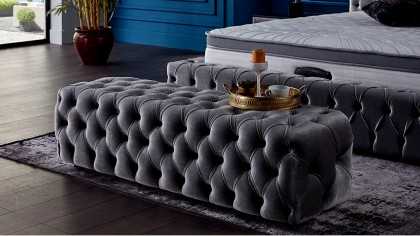 Taburet Marchiz Platinum, Gri BELLONA Taburet