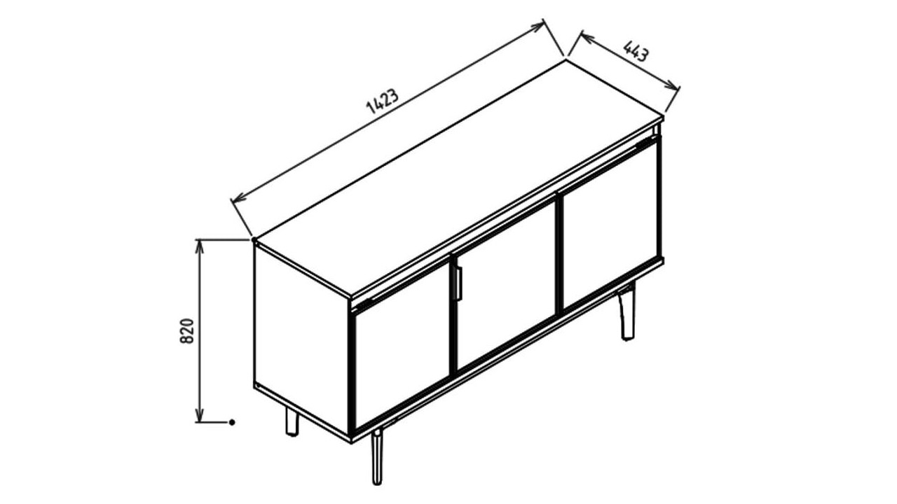 Bufet Alternativ Valenty BELLONA Bufet 22VLY2552HJEJ
