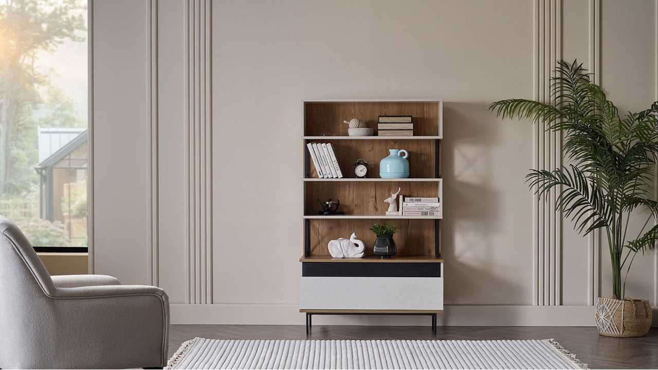 Modul Lateral Biblioteca Comoda TV Denver BELLONA Magazin 22DNV34003X40