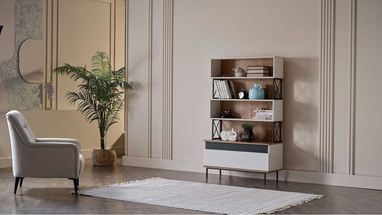 Modul Lateral Biblioteca Comoda TV Denver BELLONA Magazin 22DNV34003X40