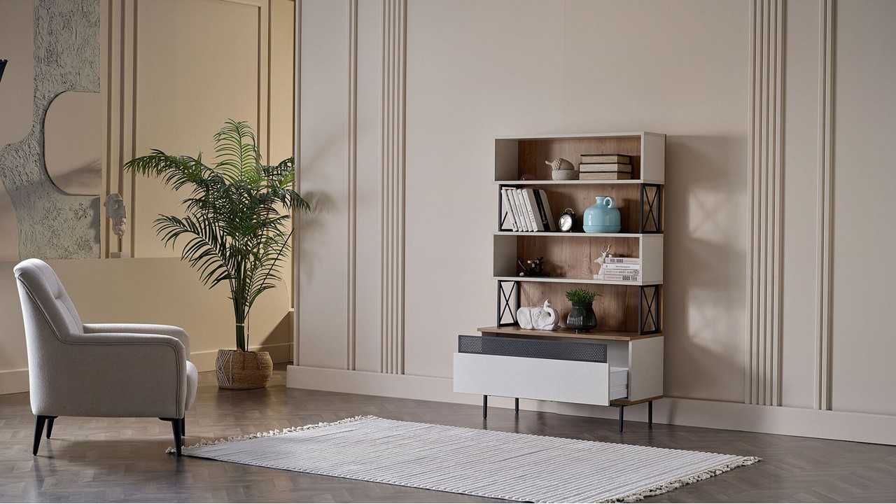 Modul Lateral Biblioteca Comoda TV Denver BELLONA Magazin 22DNV34003X40