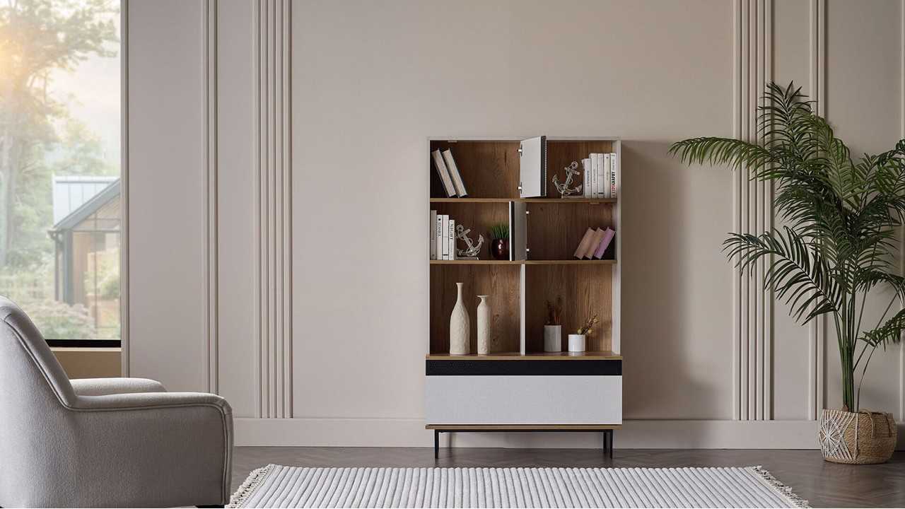 Modul Lateral Dulap Comoda TV Denver BELLONA Magazin 22DNV34043X40
