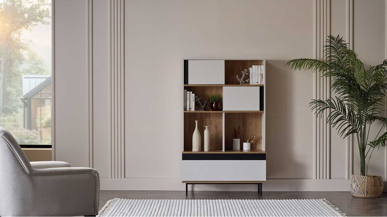 Modul Lateral Dulap Comoda TV Denver BELLONA Magazin 22DNV34043X40