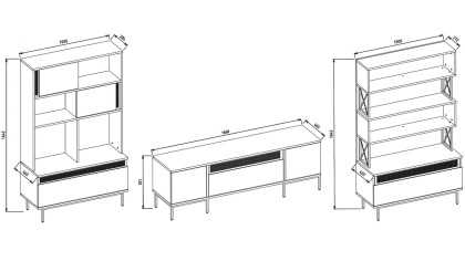 Vitrina Compacta TV Denver  Vitrina Compacta