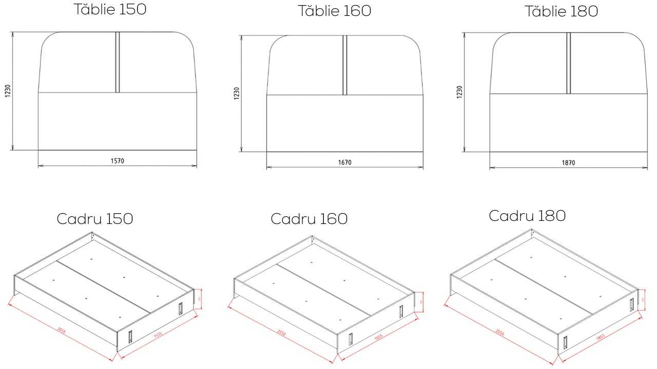 Set standard Dormitor Rozy Bohem BELLONA Set Dormitor