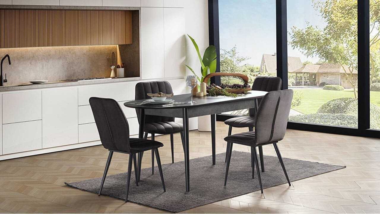 Set Masa Bucatarie Extensibila Pruva BELLONA Masa + Scaune