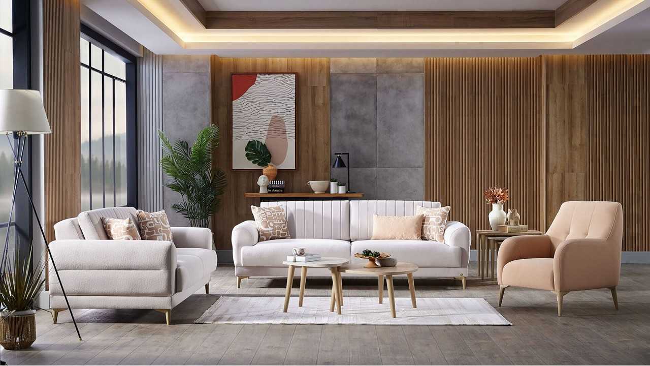Set Canapea Extensibila Fiero Living