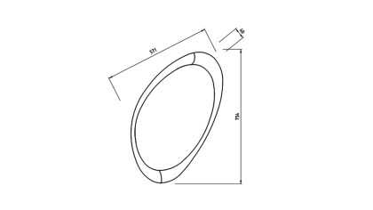 Oglinda Alternativa Masa de Toaleta Claris BELLONA Oglinda Masa de Toaleta 22CRI2400GVGV