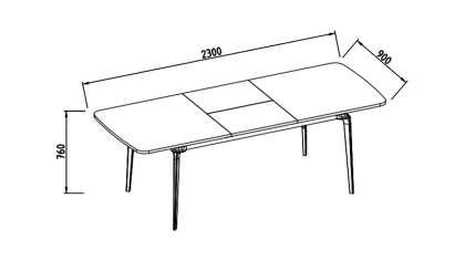 Masa Extensibila Marietta BELLONA Masa 22MTT3155TEFS