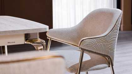 Scaun 6377 cu model Marietta, Pachet 2 bucati BELLONA Scaun 23MTT63770240001