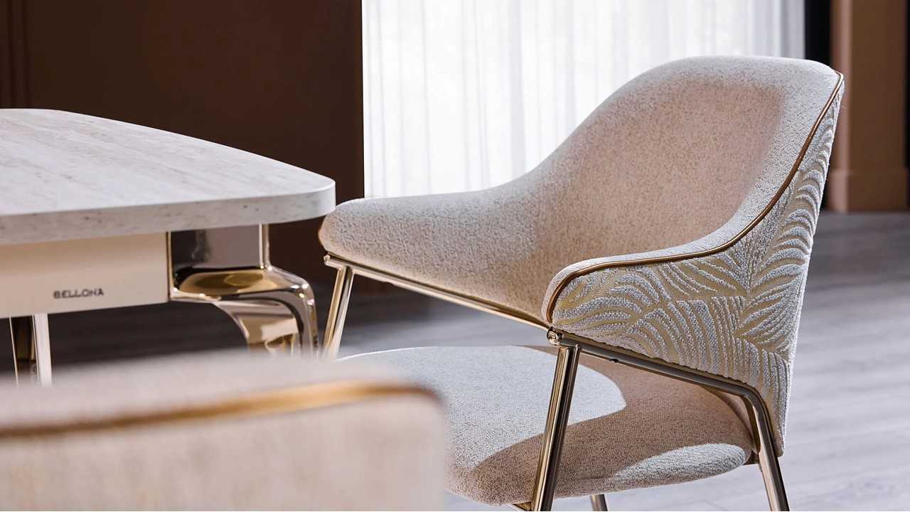 Scaun 6377 cu model Marietta, Pachet 2 bucati BELLONA Scaun 23MTT63770240001