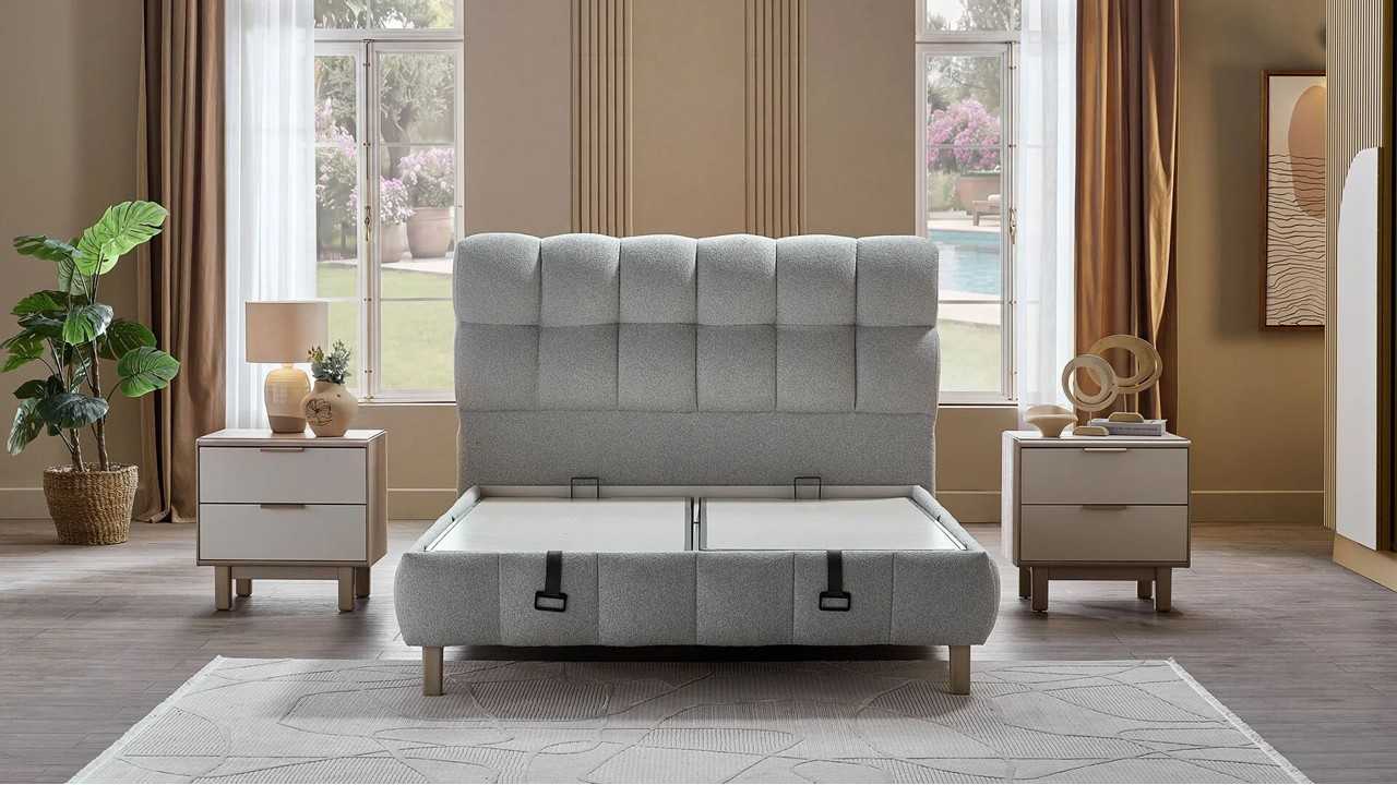 Pat cu cadru baza somiera rabatabila Claris BELLONA Pat Dormitor