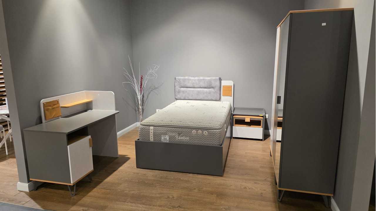 Set Dormitor Tineret Live cu Saltea Dream Bamboo BELLONA O U T L E T LIVETINERET+27DRB01202000400