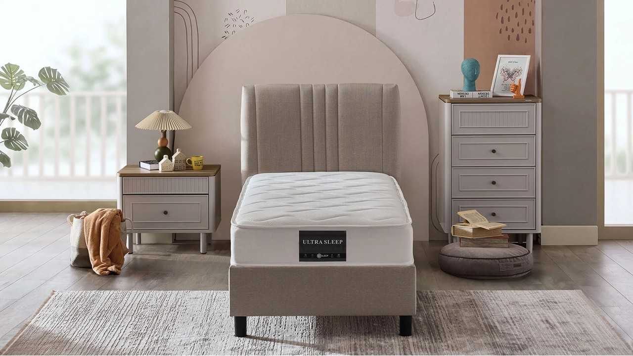 Set Pat Ultra Sleep & Saltea Ultra Sleep BELLONA Paturi Tapitate