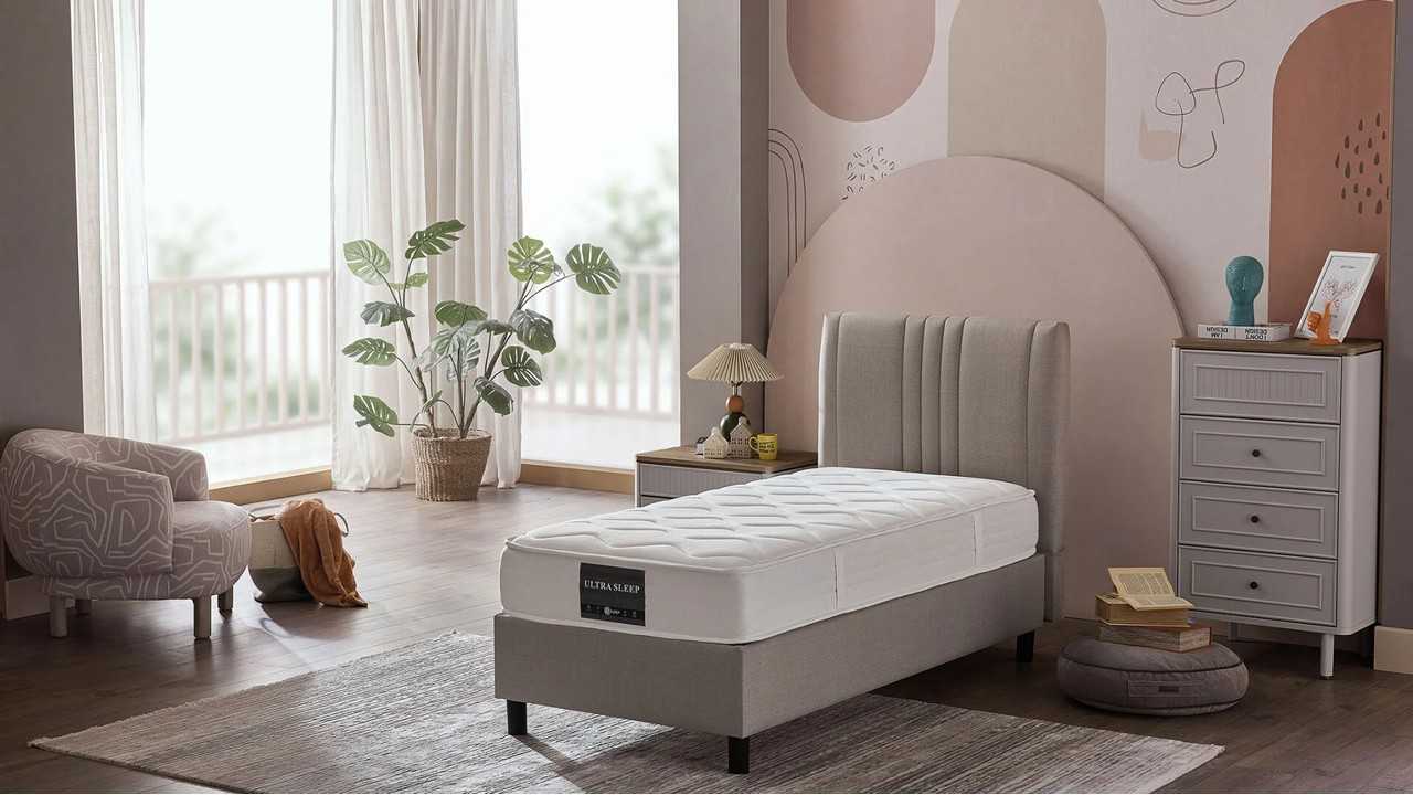 Set Pat Ultra Sleep & Saltea Ultra Sleep BELLONA Paturi Tapitate Set Pat Ultra Sleep & Saltea Ultra Sleep BELLONA Paturi Tapitate