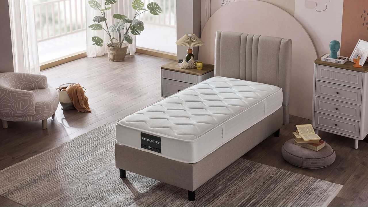 Set Pat Ultra Sleep & Saltea Ultra Sleep BELLONA Paturi Tapitate