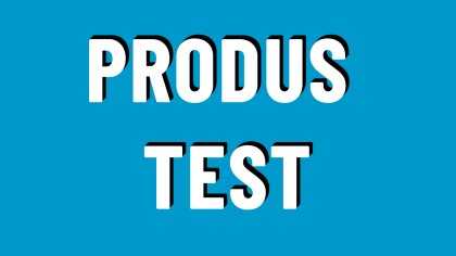 PRODUS DE TEST – NU ESTE DESTINAT VÂNZĂRII Magazin
