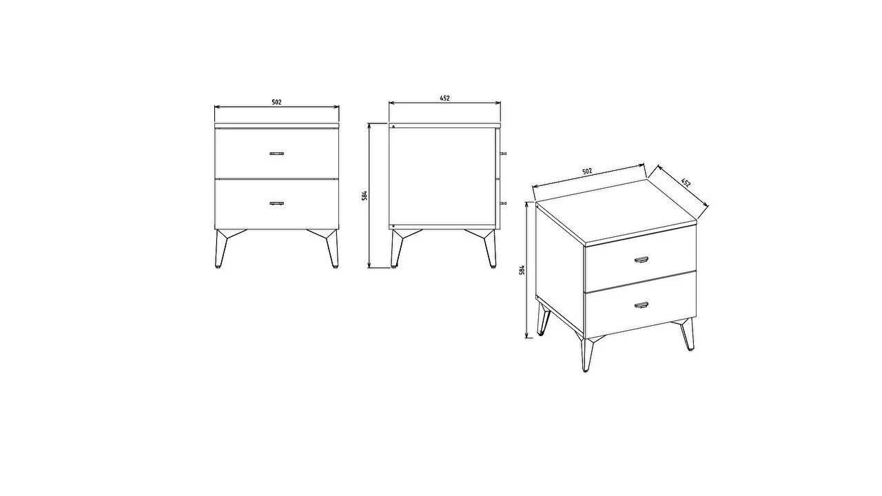 Set Dormitor Pandora, Sifonier 5 usi, Pat 160x200, culoare Fildes-Stejar, Finisaj Bronz Set Dormitor