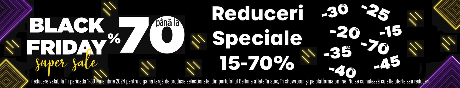 Black Friday Special 15% - 70%