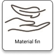 Material fin