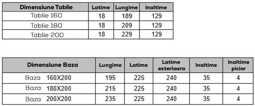 Pat cu somiera rabatabila Cozy