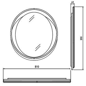 Oglinda Bufet Estella