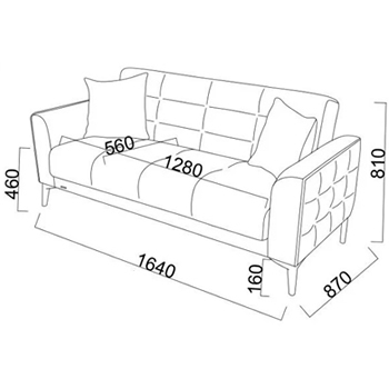 Canapea  Luis 2 loc 1