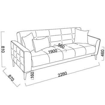 Canapea  Luis 3 loc 1