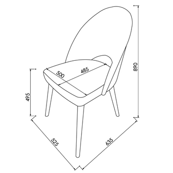 Scaun Mona 6360